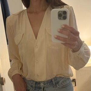 NWT Blaze Milano Andalusian textured paisley silk shirt small